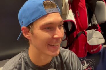 Elvis Merzlikins is excited to face Joonas Korpisalo when Blue Jackets visit Los Angeles