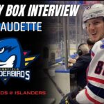 Penalty Box Talk With Thunderbirds’ Adam Gaudette | Bridgeport Islanders vs Springfield Thunderbirds
