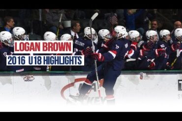 2016 NHL Draft: Logan Brown U18 Highlights
