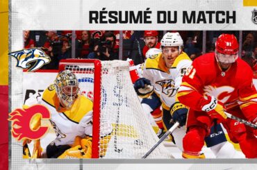Saros et Nashville éteignent les Flames | Predators @ Flames | Faits saillants en français 10/04