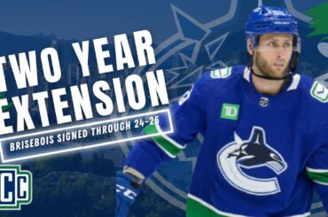 CANUCKS GO FOR 3RD STRAIGHT WIN; GUILLAUME BRISEBOIS SIGNS EXTENSION