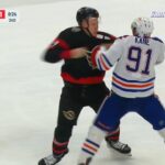 Evander Kane vs Brady Tkachuk FIGHT, Oilers @ Senators Feb 11 2023