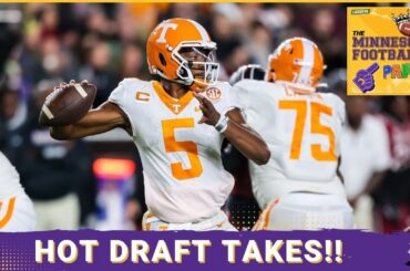 Minnesota Vikings NFL Draft HOT TAKES With PFF's Mike Renner | The Minnesota Football Party