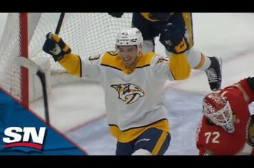 John Leonard Slides It Five-Hole After Predators Execute Beautiful Give-And-Go vs. Panthers