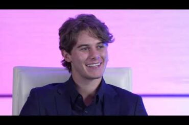 Jack Hughes talks about his golf game while playing EA Sports NHL23