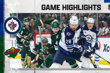 Jets @ Wild 4/11 | NHL Highlights 2023