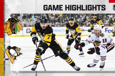 Blackhawks @ Penguins 4/11 | NHL Highlights 2023