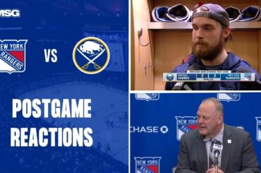 Rangers Coach Gallant and players reflect on the playoff-like game vs. Sabres | New York Rangers