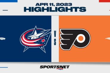 NHL Highlights | Blue Jackets vs. Flyers - April 11, 2023