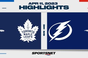 NHL Highlights | Maple Leafs vs. Lightning - April 11, 2023