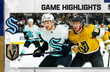 Kraken @ Golden Knights 4/11 | NHL Highlights 2023