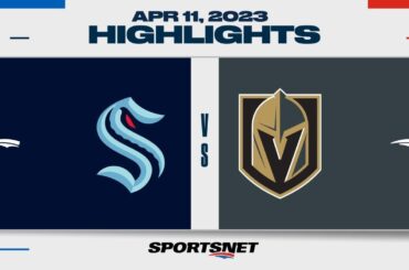 NHL Highlights | Kraken vs. Golden Knights - April 11, 2023