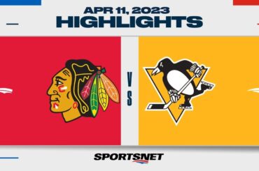 NHL Highlights | Blackhawks vs. Penguins - April 11, 2023