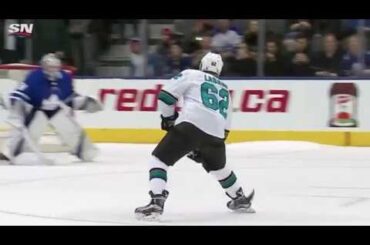 Kevin Labanc Shootout goal vs Toronto Maple Leafs 01-04-18