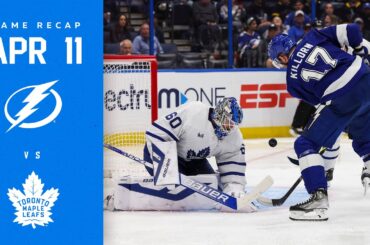 RECAP: Maple Leafs @ Lightning 4/11/23 | WOLL'D