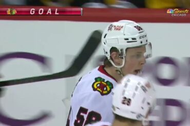 Nikita Zaitsev assists on Entwistle's empty net goal vs Penguins (11 apr 2023)