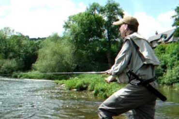 Jonathan Randall Fishing River Wye Wales