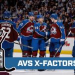 Which players are X-Factors for the Colorado Avalanche in the Playoffs?