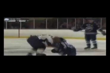 Hockey Fights - Knight vs MacEachern Oct 17