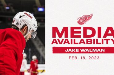Jake Walman at Morning Skate | Feb. 18 vs. SEA