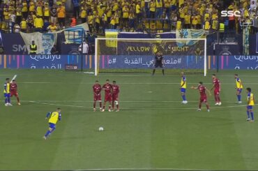 Cristiano Ronaldo Free-Kick Goal for Al-Nassr vs Abha | 18/03/2023