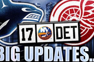 RED WINGS, CANUCKS, ISLANDERS UPDATE ON DRAFT PICK (2023 NHL Top Prospects, Trade News & Rumours)