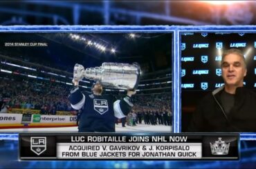 Luc Robitaille on Kings trading Jonathan Quick