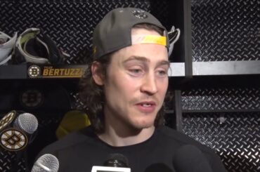 Tyler Bertuzzi talks about his chemistry with Pastrnak