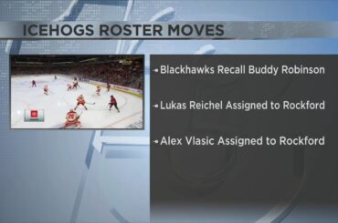 Blackhawks Reassign Lukas Reichel and Alex Vlasic to IceHogs