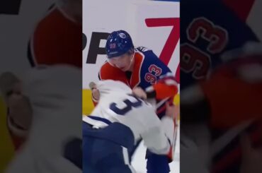 Ryan Nugent-Hopkins vs Justin Holl 🥊 #shorts