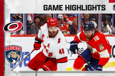 Hurricanes @ Panthers 4/13 | NHL Highlights 2023