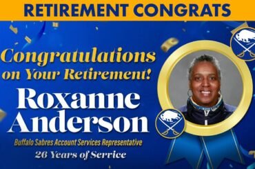 Congratulations to Roxanne and Andre On Their Retirement! | Buffalo Sabres