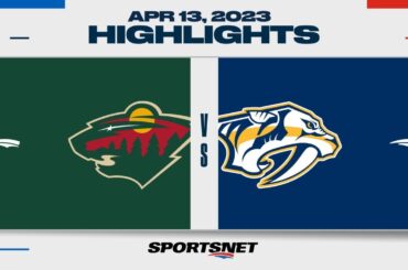 NHL Highlights | Wild vs. Predators - April 13, 2023