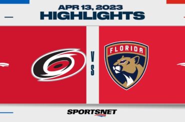 NHL Highlights | Hurricanes vs. Panthers - April 13, 2023