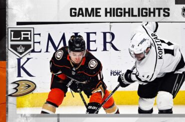 Kings @ Ducks 4/13 | NHL Highlights 2023