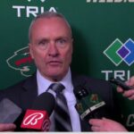 Dean Evason says he won't be in front of TV to see who Wild play in postseason