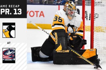 GAME RECAP: Penguins at Blue Jackets (04.13.23) | Last Game of 2022.23 Season