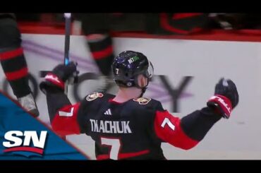 Senators' Brady Tkachuk Collects Drop Pass, Fires Home OT Winner To Beat Penguins