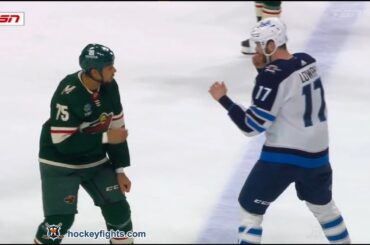 Adam Lowry vs Ryan Reaves Apr 11, 2023