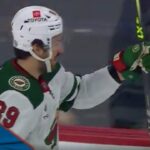 Wild's Gaudreau Capitalizes On Jets' Mistake And Puts On The Moves To Slot Puck Past Hellebuyck
