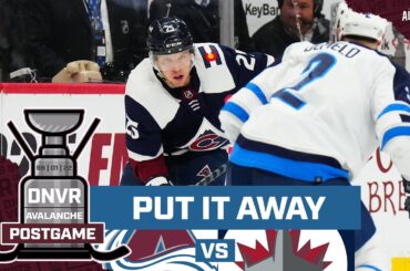 Colorado Avalanche move to within one win of Central Division title after win over Winnipeg Jets