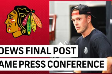 Jonathan Toews FINAL press conference with Blackhawks