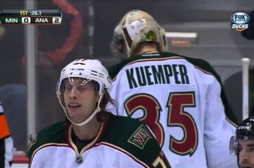 Darcy Kuemper robs Corey Perry , March 1 2013