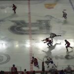 Tyson Kozak of the Rochester Americans scores vs. the Laval Rocket 3/1/23