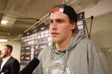 Saku Mäenalanen haastattelussa 2. finaalin jälkeen 19.4.2018