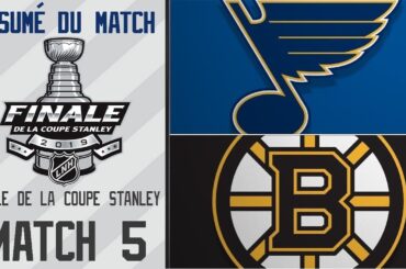 Un But controversé de David Perron donne la victoire aux Blues | séries 2019 Match #5