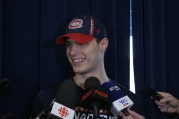 Juraj Slafkovsky says he wishes he could have finished his rookie season