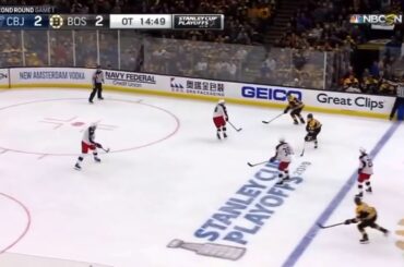 Charlie Coyle OT Goal 2019 Stanley Cup Playoffs ECSF Game 1