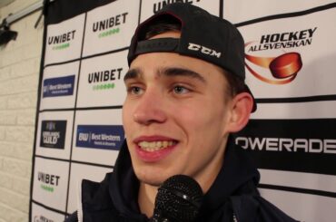 Intervju med Adam Wilsby, Södertälje SK efter matchen mot Mora 27/10-19