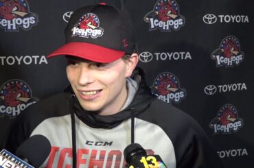 IceHogs Media Day - Matthew Highmore - 10/23/18